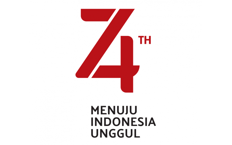 印尼共和國(guó)獨(dú)立74周年識(shí)別標(biāo)志設(shè)計(jì)欣賞